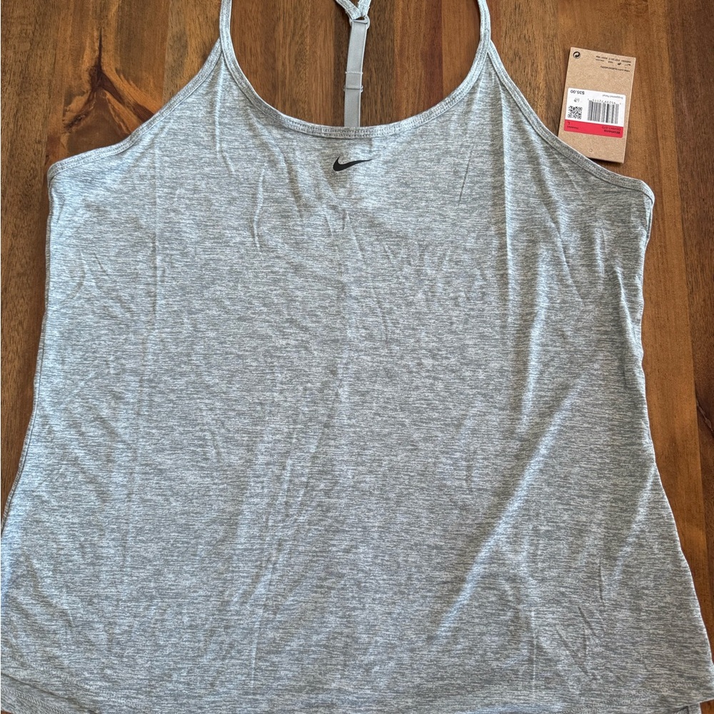 Nike Women's Heather Gray Tank Top
